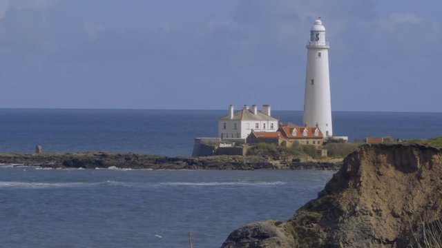 Lighthouse on the North Sea coast.