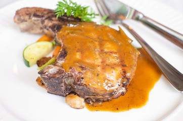 kurobuta porkchop steak