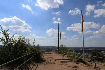 Blick vom Schlossberg auf Homburg/Saar