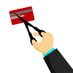 Man Using Tuxedo Cutting Bank Interest 