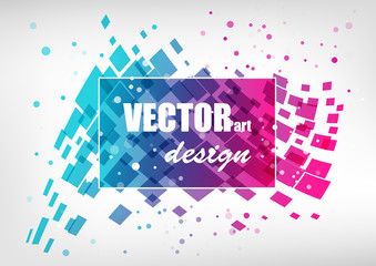 Abstract colorful business template