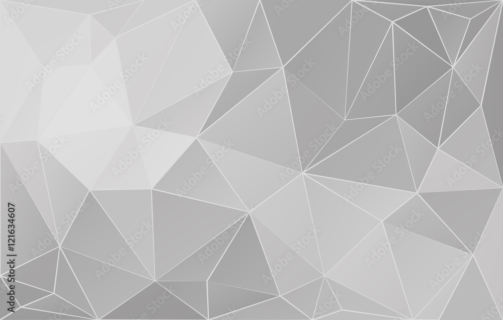 Poster abstract gray vector background with triangles