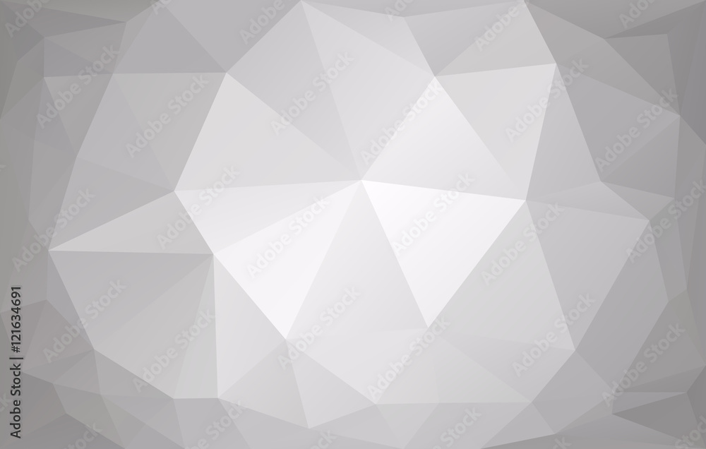 Poster abstract gray vector background with triangles