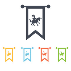 knightly banner icon