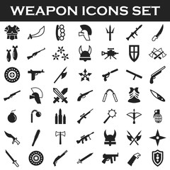 weapon icons set