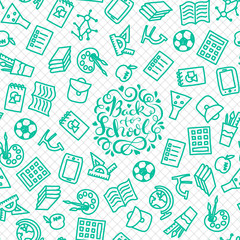 School seamless background