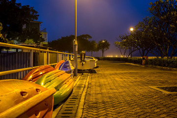 Hong Kong - Peng Chau - Street Boats