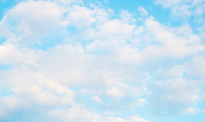 beautiful nature blue sky and white cloud