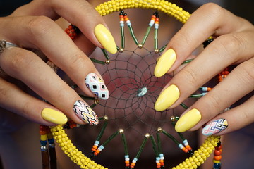 Beautiful nails, manicure, nail art, hand