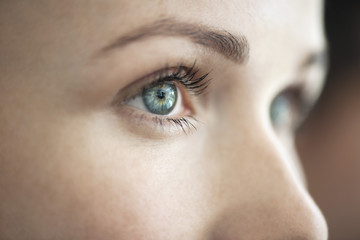 Close-up of woman's eye
