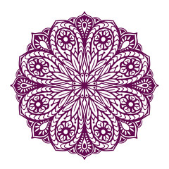 Mandala. Ethnic decorative floral ornament. Vector illustration of  style