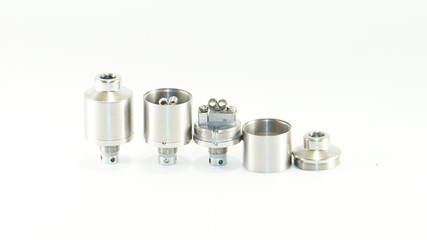 E-cigarette or vaping device isolated on white_2