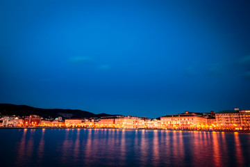 Obraz premium the lights of the city of Trieste