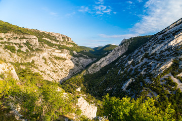 Autumn evening in Val Rosandra