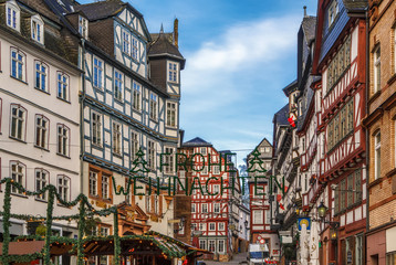 Obraz premium street in Marburg, Germany
