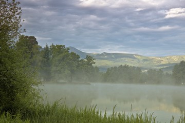 Lake at dawn
