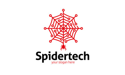 Obraz premium Spider Tech Logo