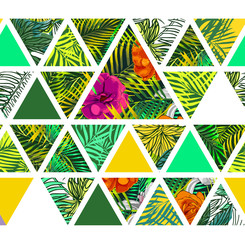 Bright hawaiian pattern - 121642436