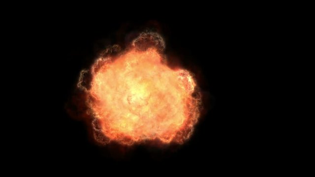 explosion slow motion abstract
