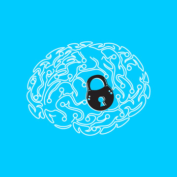 Brain Lock Illustration