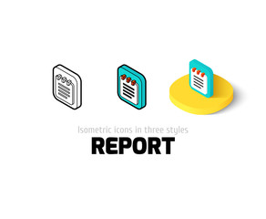 Report icon in different style