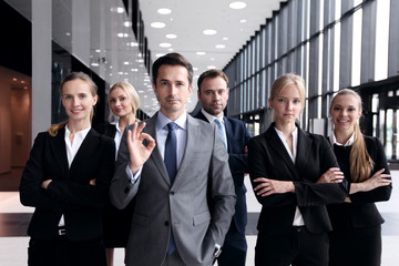 Successful business team