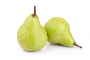 pears isolated on white background