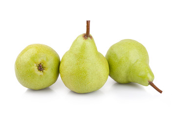 pears isolated on white background