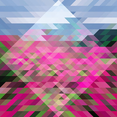 Abstract Triangle bg24