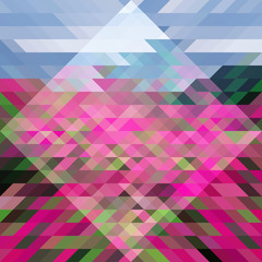 Obraz premium Abstract Triangle bg24