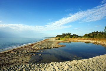 Rivière côtière de Costa verde en Corse 