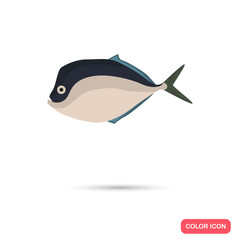 Moonfish color flat icon