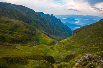 Panorama of Romanian Carpathians