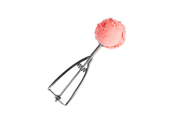 Strawberry ice-cream.