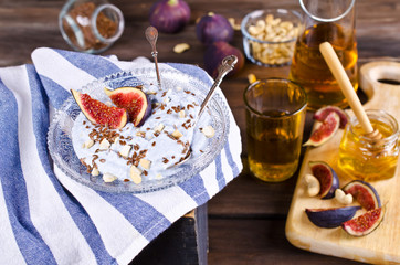 Dessert made with ricotta