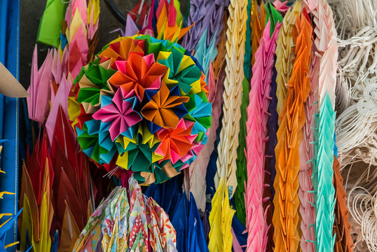 Origami at Memorial Tower to the Mobilized Students