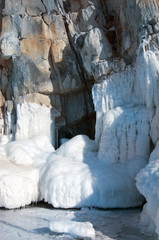 Melting glaciers. global warming. Used toning of the photo. 