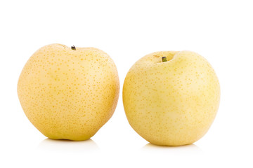 pear fruit over white background