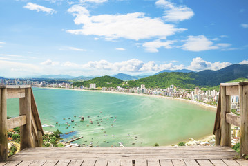 Fototapeta premium Beach landscape view 
