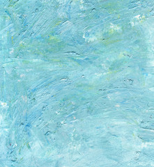 Teal blue texture with brush strokes. Abstract background