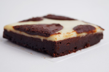 Cream cheese brownie.