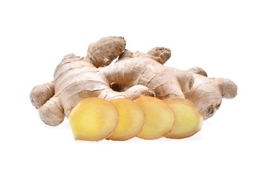 ginger on white background