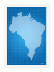 Brazil on blueprint