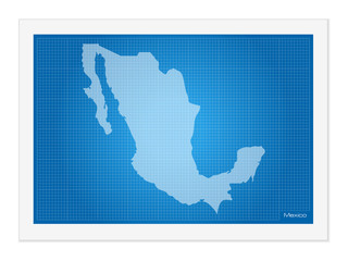 Mexico on blueprint
