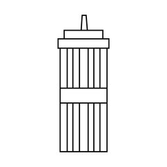 sauce bottle fast food icon vector illustration design