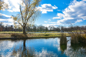Washington DC, USA. Veduta lago del Constitution Gardens.