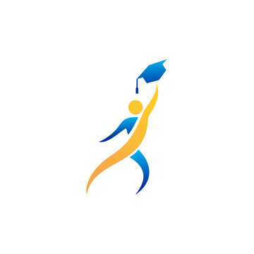 Education Campuss Graduation Hat Logo
