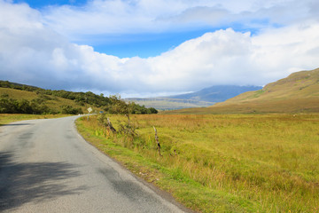 Fototapeta na wymiar Beautiful scottish panorama