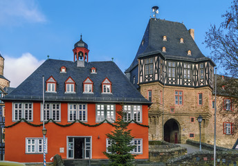 Naklejka premium Town hall in Idstein, Germany
