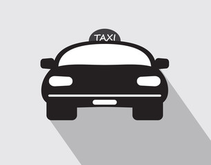Obraz premium Flat design of Taxi car